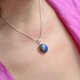 thumbnail image 3 of 20Pcs DIY Jewelry Pendant Accessories Stainless Steel Round Jewelry Trays Covers Kit for Neck Chain Necklace (Silver 12mm), 3 of 3