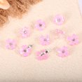 thumbnail image 5 of Unique Bargains 20 Pcs Small Flower Hair Clips Mini Flower Hair Clips for Girls Rhinestone Mini Flower Hairpin Pink, 5 of 7