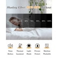 thumbnail image 5 of Blackout Curtains for Bedroom, Green Eucalyptus Leaves Room Darkening Window Drapes for Living Room, Weeping Spring Botanical Summer Thermal Insulated Grommet Curtains, 52x63 inch, 2 Panels, 5 of 9