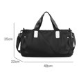 thumbnail image 3 of Bolsa De Ejercicios Bolsa De Ejercicios Oxford Fitness Bag Bolsas de gimnasio portátiles de gran capacidad para hombres y mujeres (negro), 3 of 7