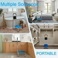 thumbnail image 5 of Plus Size Stepping Stool for Adults, 500 lbs Weight Capacity Extra Wide Bed Step Stool with Handle, 5 of 6