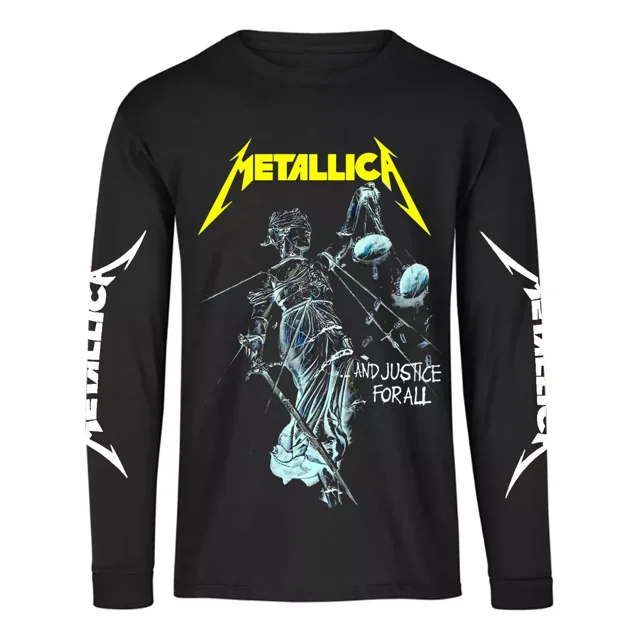 Playera Manga Larga Metallica Heavy Metal Rock