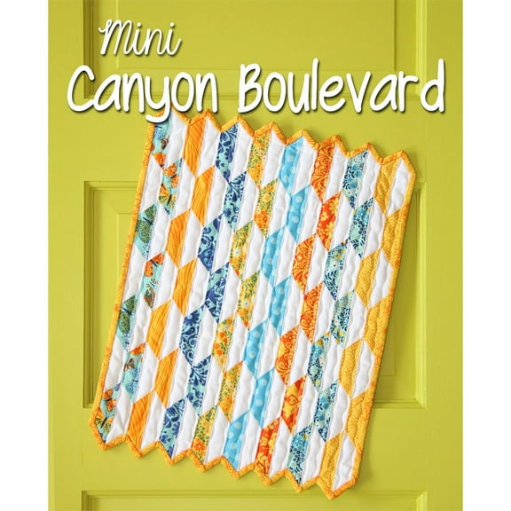 Mini Canyon Boulevard Mini Quilt Pattern