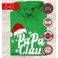 thumbnail image 2 of S4E Men's Papa Claus Santa Hat Christmas Hoodie Sweatshirts X-Large Irish Green, 2 of 4