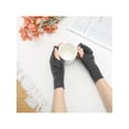 thumbnail image 6 of INSPIRE CHIC Fingerless Fleece Gloves Lightweight Warm Wrist Cover Short Arm Warmers One Size Dark Grey, 6 of 6