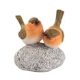 thumbnail image 4 of Estatua de pájaros con decoración de escultura de resina de piedra Amigos de regalo Cañas de regalo de pájaros Ornamento para el jardín del balcón del 95x9x12cm, 4 of 8