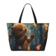 thumbnail image 2 of Fotbe Cute Butterfly Bear Bolsa de Viaje para Playa - Resistente al Agua, Bolsa Tote de Gran Capacidad y Ligera con 7 Bolsillos para Mujeres y Hombres, 2 of 7
