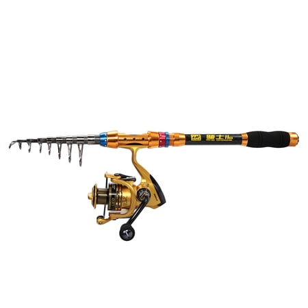 Lixada Portable Lure Rod Set Spinning Rod And Fishing Reel Combos Full Kit Telescopic Fishing Rod Pole With Reel Line Lures Hooks Fishing Carrier Bag Case Fishing Gear Accessories Organizer Walmart