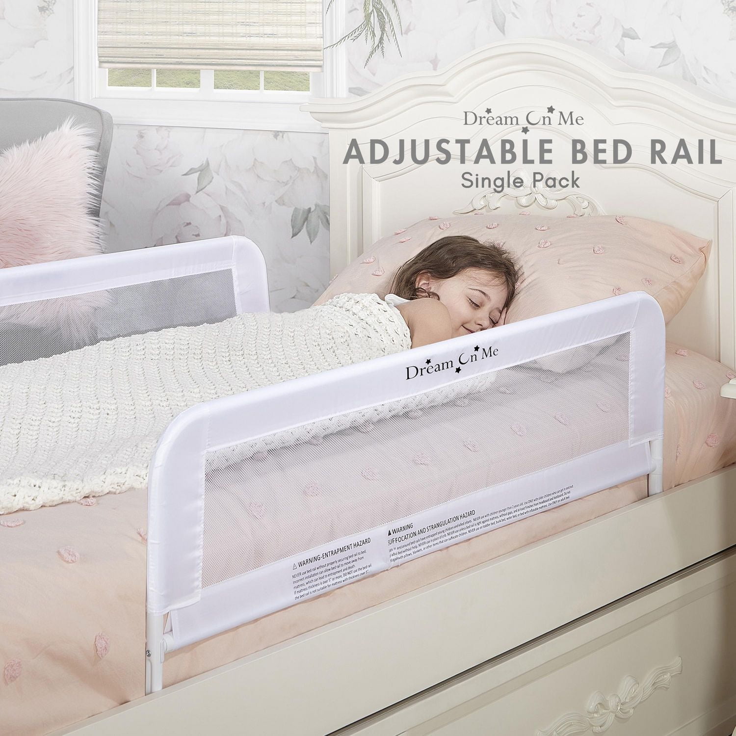 Dream On Me Rail De Lit Réglable En Maille, Modèle # 444