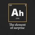 thumbnail image 3 of Novelty Genius "Element of Surprise" Funny Science Shirt, Ringspun Cotton T-Shirt, Mens/Womens Fits, 3 of 5