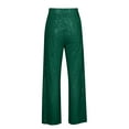 thumbnail image 5 of Women Sparkle Outfits Sequin Pants Elastic Waist Wide Leg Trousers Glitter Shiny Pants Bling Party Clubwear, 5 of 5