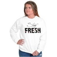 thumbnail image 4 of Stay Fresh To Death Beautiful Stylish Women Plus Size Crewneck Sweatshirt Brisco Brands 2X, 4 of 5
