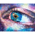 thumbnail image 1 of 5D DIY diamante pintura completo redondo taladro abstracto ojo pared decoración Rhinestone arte Hugtrwg Para estrenar, 1 of 9