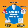 thumbnail image 2 of Fresh Effects Odor Neutralizing Baking Soda Pouches, Long-Lasting Fragrance-Free Odor Absorber for Shoes, Cars, Home & Small Spaces, 5 Count, 2 of 4