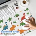 thumbnail image 4 of Long Mouse Pads for Desk,Tropical Dinosaur Pattern Desk Mats on Top Of Desks, Desk Mouse Pad Extra Large with 3mm Non-Slip Base and Stitched Edge for Gaming,Office,Work,Home 31.5"x11.8", 4 of 6