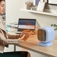 thumbnail image 6 of LEHOZIHEQ Mini Space Heater, Small Portable Electric Heaters for Indoor Use, Fast Heating, Safe and Quiet for Office Room Desk Indoor Use, 6 of 8