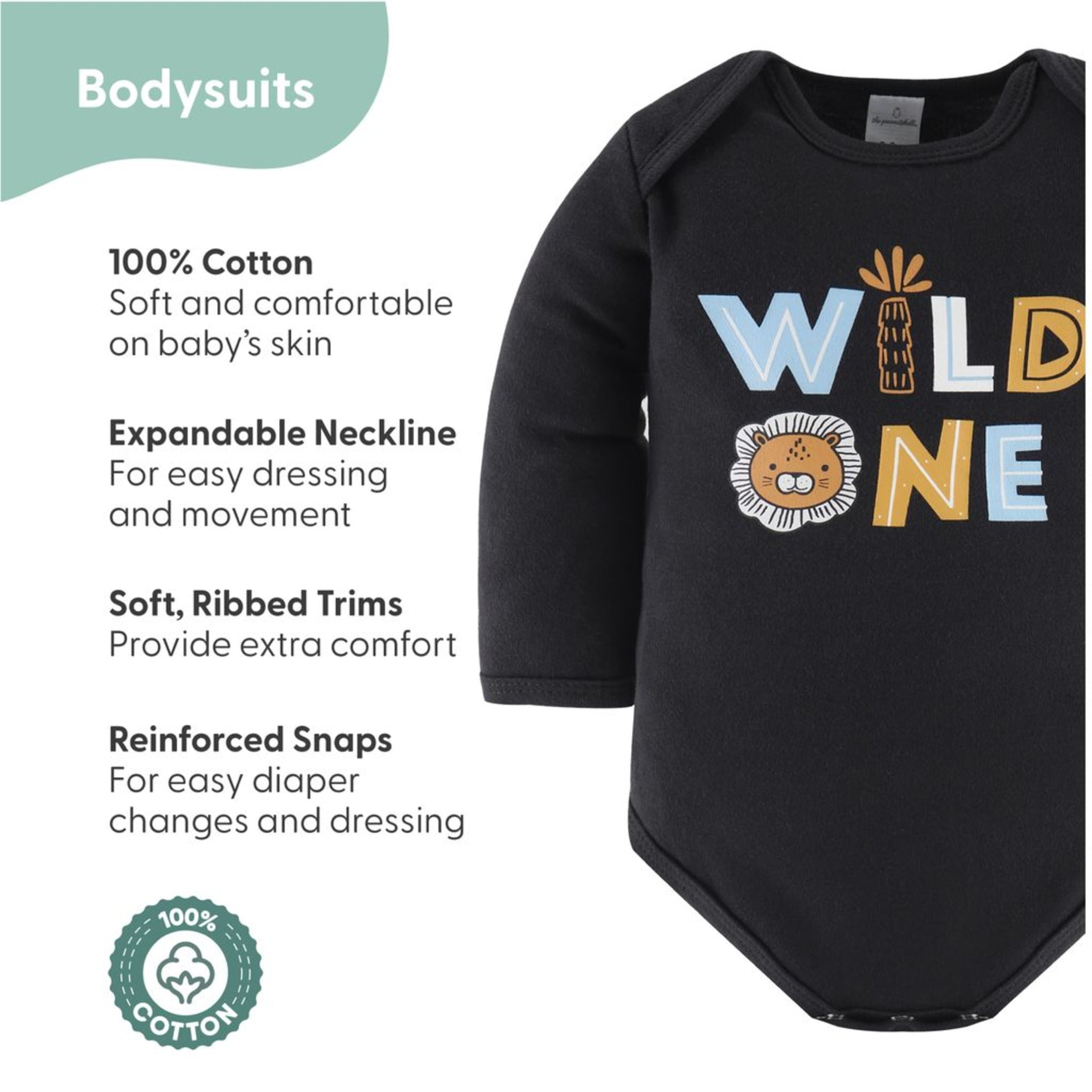 The Peanutshell Newborn Layette Gift Set for Baby Boys, Blue Safari, 30 Essential Pieces, 0-3 Months