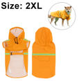 thumbnail image 2 of Poncho impermeable para perros, chaqueta impermeable para perros, chaqueta impermeable para perros, chaquetas impermeables con capucha para perros y gatos con banda reflectante, 2 of 5