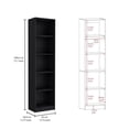thumbnail image 3 of FM FURNITURE Clay 3 Piece Living Room Set Black Engineered Wood, 3 of 6