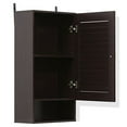 thumbnail image 4 of FURINNO Armoire Murale Large, 15,8 Pouces, Expresso, 4 of 5