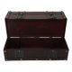 thumbnail image 1 of Caja de vino de madera 2 portabotellas de vino Caja de botella de vino de moda Diseño de almacenamiento doble Vintage con tapa y asa para el hogar ANGGREK Otros, 1 of 8