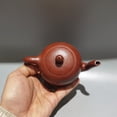 thumbnail image 6 of Handmade Zisha Pottery Teapots Decorative Fashion Spherical Rounded Curved Smooth Sleek Engraved Carved Detailed Artistic, 6 of 6