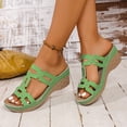 thumbnail image 4 of DAFEI Sandales d'Été pour Femmes Chaussures d'Été pour Dames Pantoufles Compensées pour Femmes Sandales Bohèmes Chaussures de Mode Sandales Habillées pour Femmes, 4 of 7