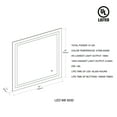 thumbnail image 3 of Blossom Kitchen and Bath Lyra 30" Bathroom LED Mirror with Defogger, Adjustable Color Temperature, 3 of 5