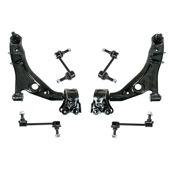 PartsW - 6 Pc Front & Rear Suspension Kit Lower Control Arms with Ball Joints   Sway Bar End Links for Ford Edge/Lincoln MKX