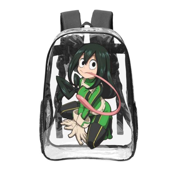 My Hero Academia Clear Backpack Transparent Backpack College Heavy Clear Book Bag