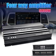 ASKITO 4 Channel 5800W Car Truck Amplifier Stereo Audio Amp Speaker System Device