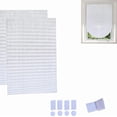 thumbnail image 1 of Yogsey 2 Pzas Persianas de Papel Temporales con Forma Ondulada de Filtrado de Luz para Windows, sin Cordón sin Taladro Autoadhesivas Plisadas de Papel Blinds Corte Libre Tamaño 50% Persianas de, 1 of 8