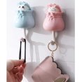 thumbnail image 4 of Adhesive Wall Hooks Coat Hooks Wall Mounted Hooks Decor Cat 4 PCS, 4 of 5