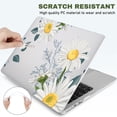 thumbnail image 3 of KANCOKIT Compatible with MacBook Air 13 inch Case 2025 2024 2023 2022 M4 A3240 M3 A3113 M2 A2681 with Daisy Print, Protective Hard Plastic Shell Case+Keyboard Cover+Screen Film, 3 of 8