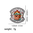 thumbnail image 2 of Dumpster Fire Enamel Pin Funny Quote Lapel Pin Novelty Accessory for Backpacks Jackets Hats Bags Clothing Humorous Meme Gift Single Pack, 2 of 8