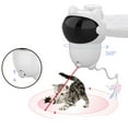 thumbnail image 3 of Cat Teaser Toy Automatic Smart Projection Interactive Toy With Feathers Electronic Cat Toy Accessories, 3 of 9