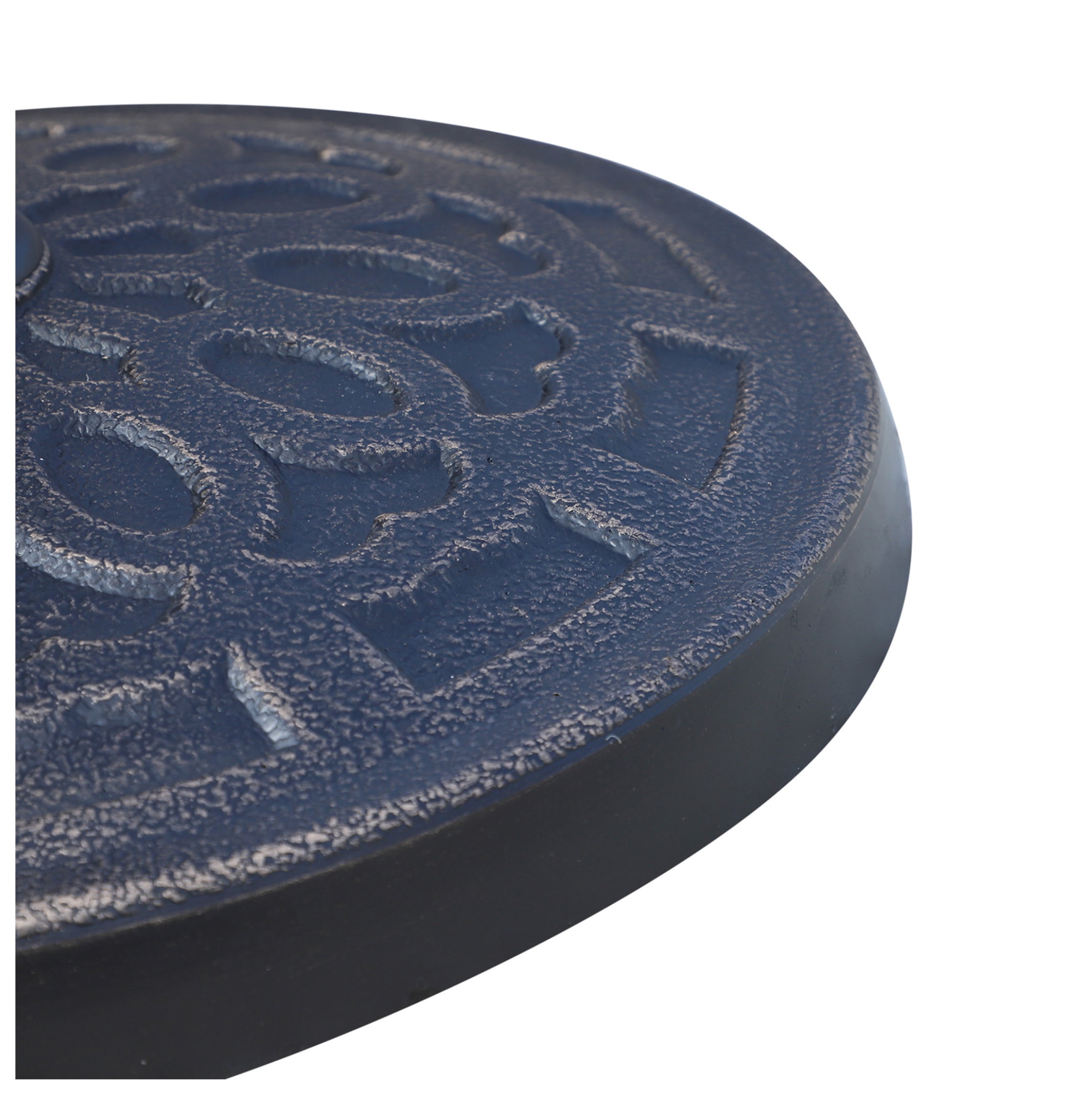 26lbs Heavy Duty Umbrella Base, 17" Umbrella Stand Outdoor Base with Decorative Pattern, for Patio, Outdoor, Swimming Pool, Bronze