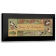 thumbnail image 1 of Phillips, Anita 14x8 Black Modern Framed Museum Art Print Titled - Birds of a Feather, 1 of 5