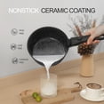 thumbnail image 3 of BECIGAR 21PCS ceramic cookware set,Nonstick ceramic pan, Removable Handle pots and pans set, Stackable Pan Set, Ceramic Nonstick Pan Pots and Pans Set Non Stick(Black), 3 of 8