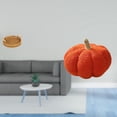 thumbnail image 2 of Cestas de almacenamiento,Cestas de almacenamiento de cocina tejidas con asas hechas a mano,Cestas de pan redondas Bandejas para servir Rectángulo,Almohadas de calabaza de Halloween,Almohadas, 2 of 8
