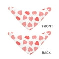 thumbnail image 6 of Kll Pink Hearts1 Dog Bandanas,Triangle Reversible Pet Scarf For Small Medium Large And Extra Large Dogs-Small, 6 of 8