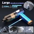 thumbnail image 5 of Aspirador de Mano 4 en 1 para Coche, 15000 Pa, Mini Soplador de Aire Portátil Inalámbrico, Aspiradora Recargable de Pantalla LED, Fuerte Succión para Limpieza de Coche, Hogar, Oficina (Azul), 5 of 5