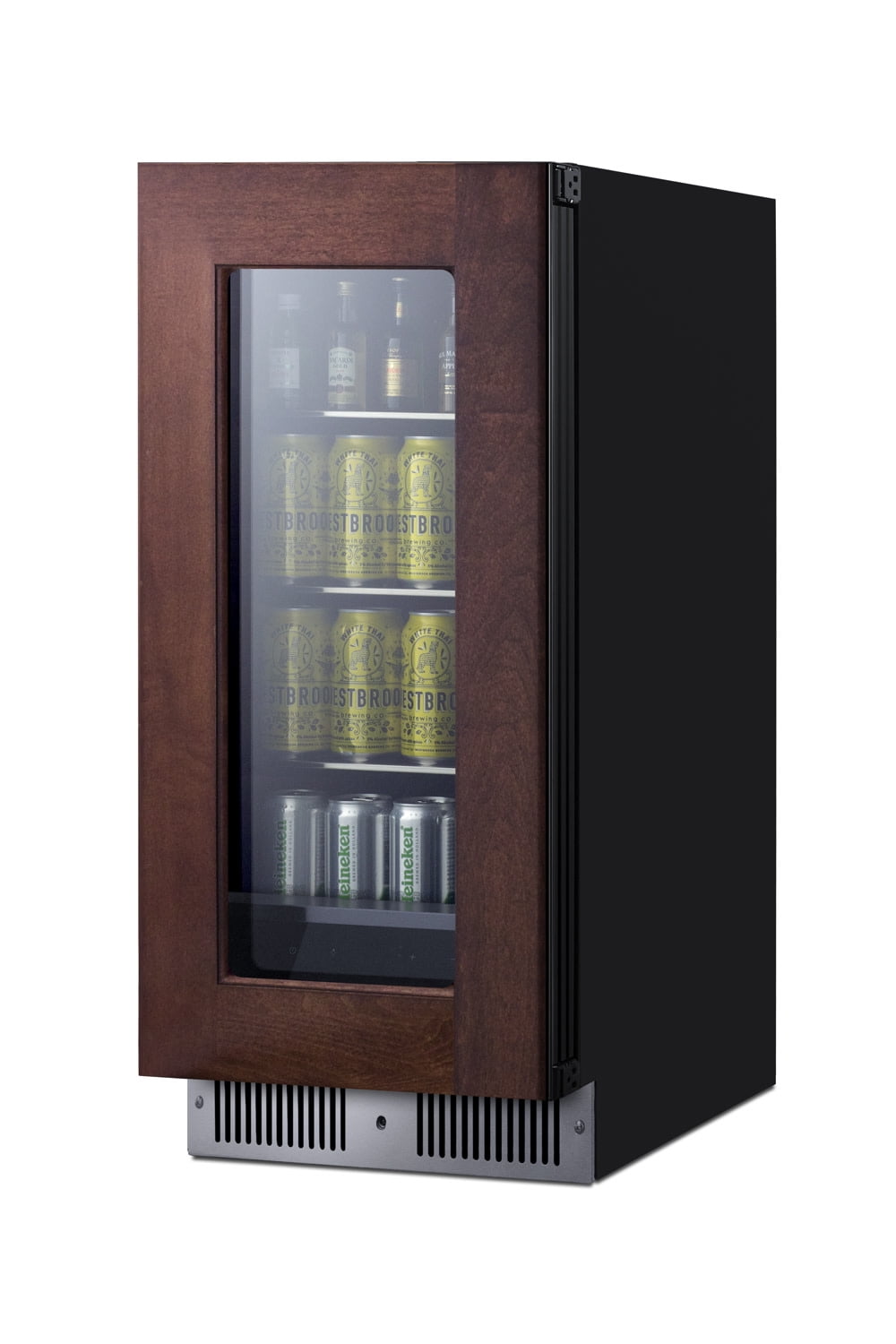 Summit Sdhg1533pnrlhd 15" Wide 40 Can Capacity Panel Ready Beverage Cooler - Panel Ready