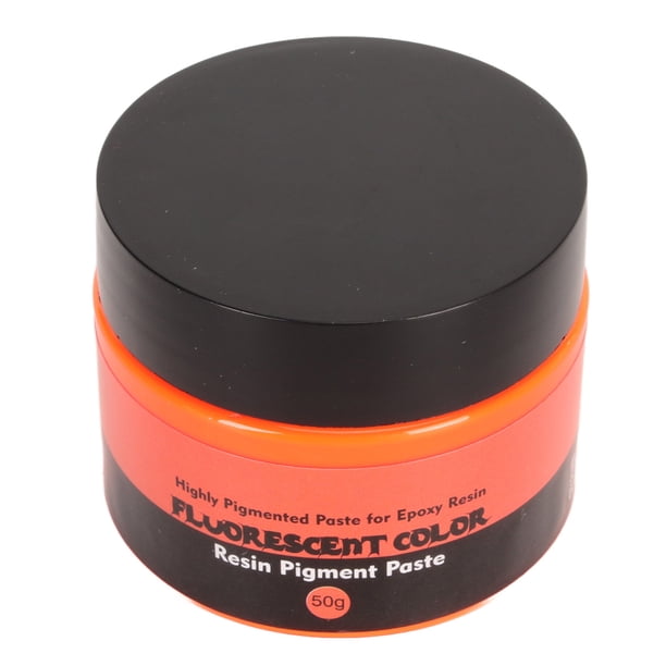 Pigmento De Resina, Pasta De Pigmento Fluorescente, Inodoro, Multiusos, 50 G, Portátil, Altamente Pigmentado, Preservación Sellada, Alta Concentración Para Posavasos De Resina