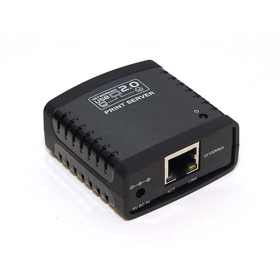 Networking USB 2.0 Print Server - Black