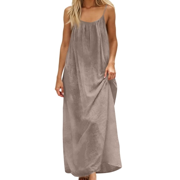 Backless Cami Dress Backless Dress House Dress for Women Sleeveless Long Cami Lounge Dress Backless for Indoor Summer Wear