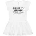 thumbnail image 3 of Inktastic Proud to be Who I am Black History Month Girls Toddler Dress, 3 of 5