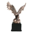 thumbnail image 7 of King Of The Skies Bald Eagle On Rock Stretching Out Wings Figurine With Base, 7 of 7