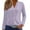 A01 Purple, variant on bnaln Long Sleeve Tops Womens Blouses Babydoll Long Sleeve Shirts Elegant Eyelet Tunic Blouses Button V Neck T Shirts Dressy Casual Pullover Trendy Jumpers Loose Fit Tees Streetwear