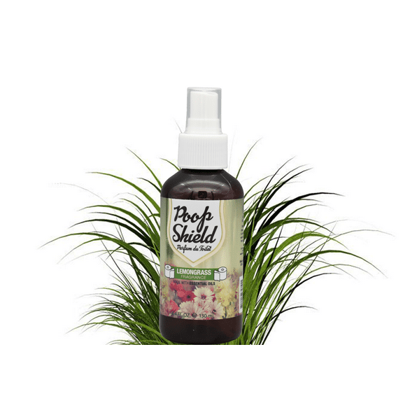 Poo Shield Toilet Spray 4 FL. OZ. Lemongrass Fragrance